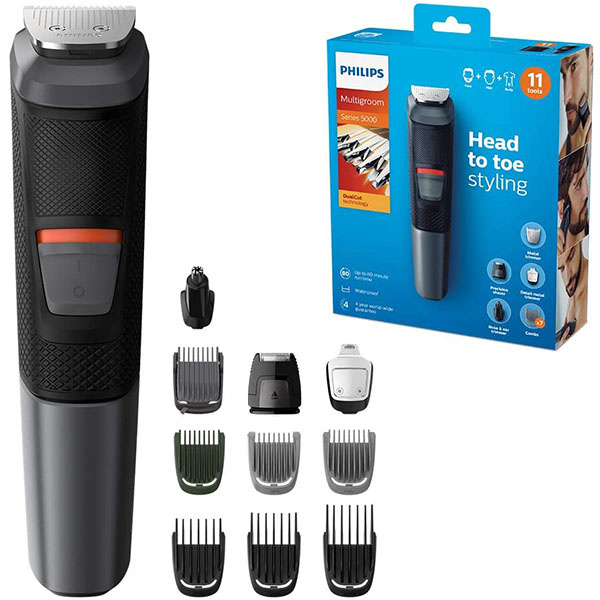 Philips MG5730/33 11-in-1 All-In-One Trimmer, Series 5000 Grooming Kit for  Beard, Hair & Body with 11 Attachments, Including Nose Trimmer,  Self-Sharpening Metal Blades ds - Dublin Gazette
